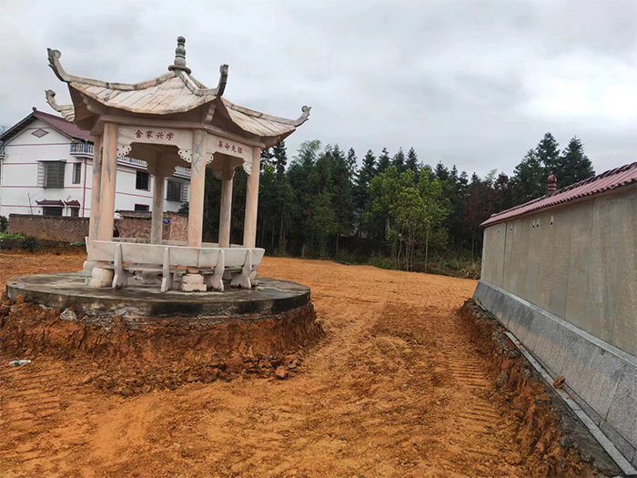 开工建设中的大同烈士陵园